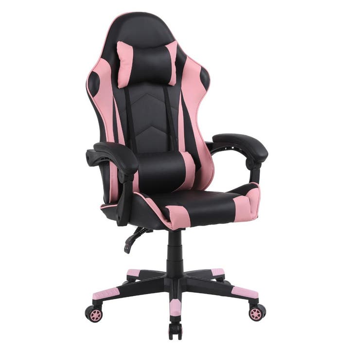 Alora Gaming Stoel X-TREME - Roze Met Nekkussen En, Tuin en Terras, Hand-tuingereedschap, Nieuw