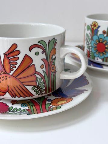 Villeroy & Boch - Service à café (4) - Acapulco - Porcelaine