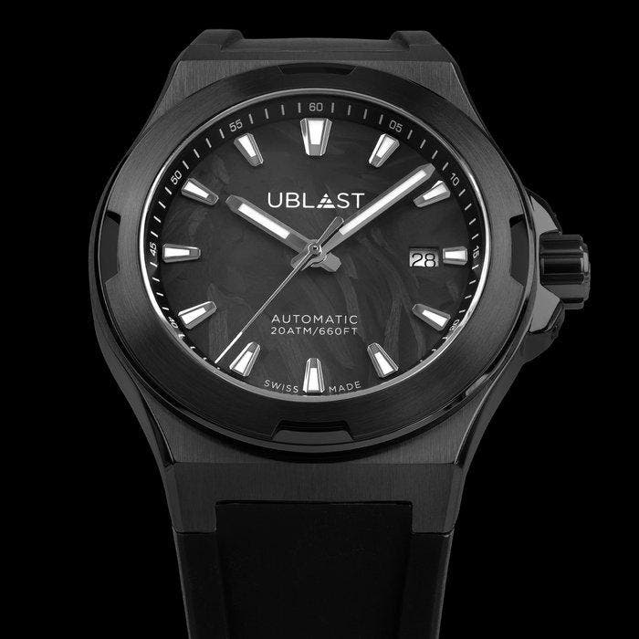 Ublast - Beyond Forget Carbon Dial - Automatic Swiss Made -, Bijoux, Sacs & Beauté, Montres | Hommes