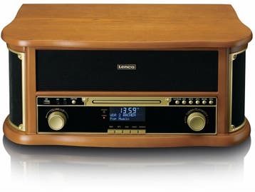 Lenco TCD-2571WD - Retro Platenspeler - Bluetooth 5.0, Verzenden