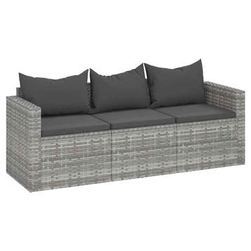 Tuinbank 3-zits grijs - Direct leverbaar! Richt vandaag n..., Jardin & Terrasse, Verzenden