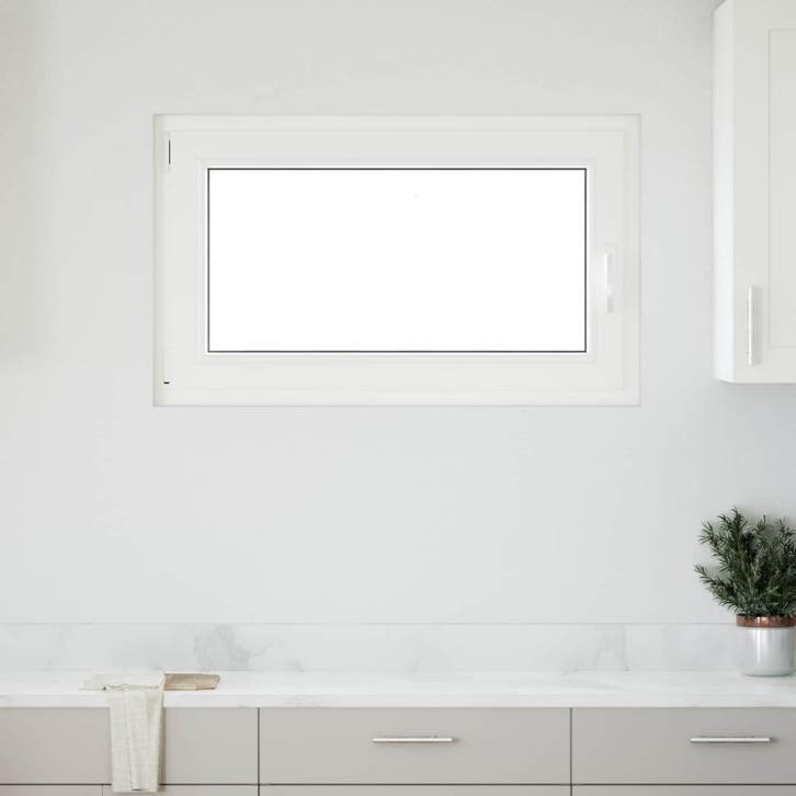 vidaXL Kelderraam RISOR 100 x 60 cm PVC en Glas, Doe-het-zelf en Bouw, Raamkozijnen en Schuifdeuren, Nieuw, Verzenden