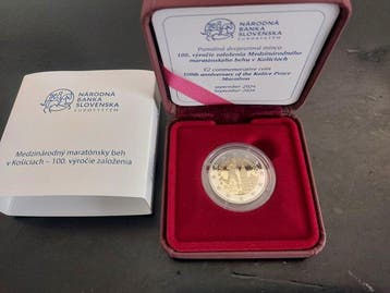 Slowakije. 2 Euro 2024 Košice International Marathon Proof