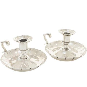 Richard Sibley I - Chandelier (2) - Argent 925 - candélabre
