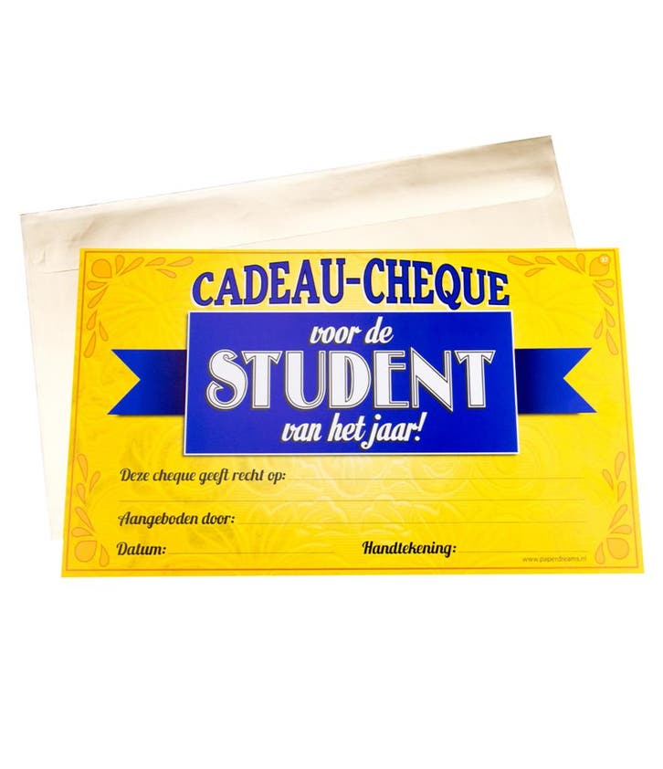 Cadeaubon Student 34,5cm, Tickets & Billets, Réductions & Chèques cadeaux