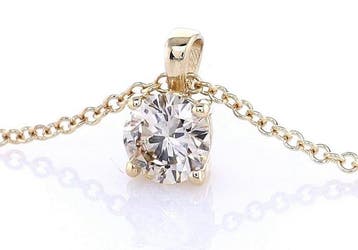 Zonder minimumprijs - Ketting met hanger - 14 karaat Geel