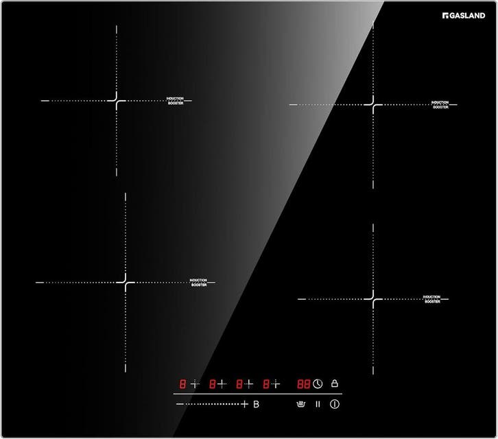 Inductie kookplaat - Inbouw - 4 kookzones - 56x49 cm - Zwart, Elektronische apparatuur, Kookplaten, Nieuw, Verzenden