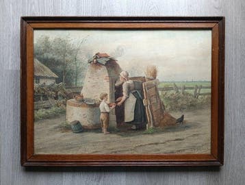 Jacobus Hermanus Otterbeek (1839–1902) - Bij de oude bakoven