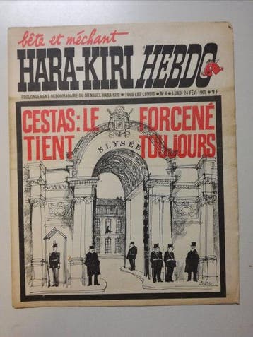 Hara-Kiri Hebdo - 19 Magazines - Eerste druk - 1969/1970, Nieuw