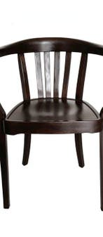 Thonet - Chaise - Hêtre - Fauteuil, couleur wenge.