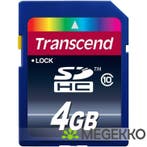 Transcend SDHC 4GB Class 10, Verzenden, Nieuw