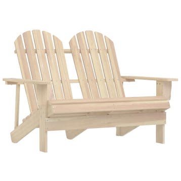 vidaXL Tuinstoel 2-zits Adirondack massief vurenhout, Verzenden, Nieuw