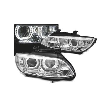 Phares Pour Bmw E92 E93 06-10 Daylight Angel Eyes Led 3D Xen, Verzenden