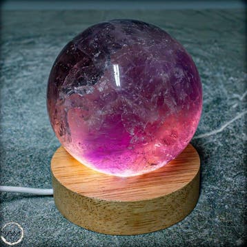 Natuurlijke Chevron - Amethist Sphere- 698.24 g