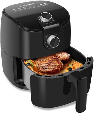Airfryer - heteluchtfriteuse - 4L - 1500W - Zwart •, Verzenden, Nieuw