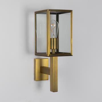 Strak & modern Bilthoven Muurlamp Antiek Messing, Verzenden, Nieuw