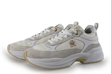 Tommy Hilfiger Sneakers in maat 39 Wit, Kleding | Dames, Verzenden, Wit, Zo goed als nieuw, Sneakers