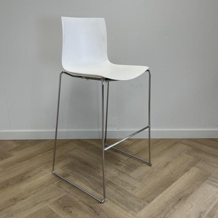 Arper CATIFA 46 barkruk zithoogte 75 cm, wit, Maison & Meubles, Tabourets de bar