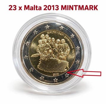 Malta. 2 Euro 2013 Self-Government - with Dutch Mintmark
