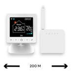 Smart WiFi Opbouw Thermostaat | Tiptoetsbediening | Draadloo, Verzenden