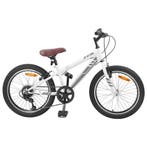 vidaXL Mountainbike 20 Inch 6-Speed voor 5-8 jaar oud Wit, Fietsen en Brommers, Verzenden, Nieuw
