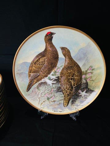 Haviland & Co. Limoges - Basil Ede - Assiette (12) -, Antiquités & Art