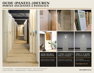 Oude deuren - gebruikte deuren - paneeldeuren - geloogde, Doe-het-zelf en Bouw, Deuren en Vliegenramen, Verzenden, Gebruikt, Hout