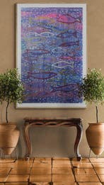 J. DELGALLO - peces en la noche . XL. ( NO Reserve )