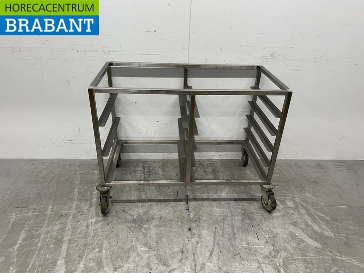 Chariot à étagères en acier inoxydable pour 8 caisses de, Articles professionnels, Horeca | Autre, Envoi