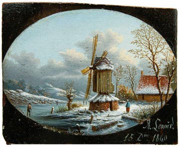 Alexandre-Albert Lenoir (1801- 1891) - Coppia di paesaggi, Antiek en Kunst