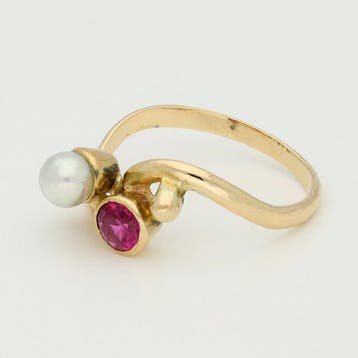 Ring - 18 karaat Geel goud, Bijoux, Sacs & Beauté