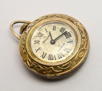 Herzfeld - 835 Silver - 17 Jewels mechanical pocket watch -, Bijoux, Sacs & Beauté