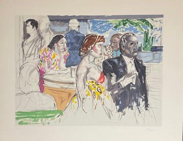 Alberto Sughi (1928 - 2012) - Bar, Antiek en Kunst