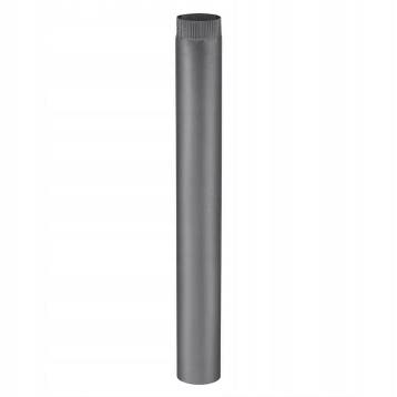 Kachelpijp 120mm Zwart Staal | Nieuw | Scherpe Prijs, Zwart, Overige typen, Nieuw, Ophalen of Verzenden