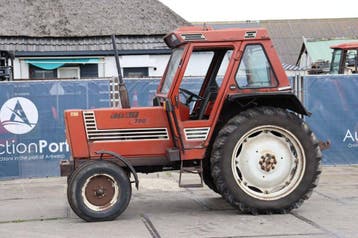 Veiling: Tractor Fiat 780-1 Diesel 80pk 1986, Ophalen