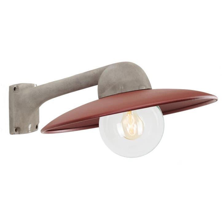 Stal- & Boerderijlampen Valmont Stallamp Alu./Rood Ø31, Tuin en Terras, Buitenverlichting, Verzenden