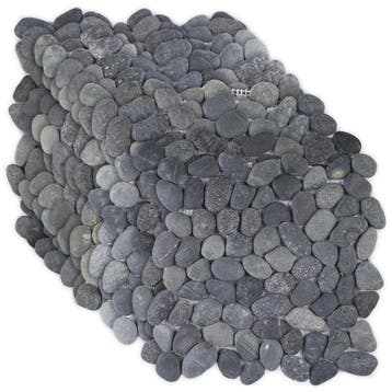 vidaXL Kiezeltegels Grijs 30 x 30 cm Rivier Kiezel, Verzenden, Nieuw
