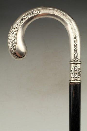 Canne de marche - Argent