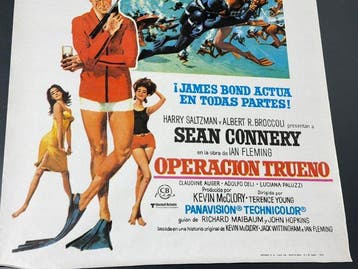 James Bond (007) - Thunderball - Sean Connery - Poster,, Verzamelen, Nieuw
