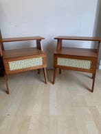 Table de chevet (2) - Bois - Paire de tables de chevet, Antiek en Kunst, Curiosa en Brocante