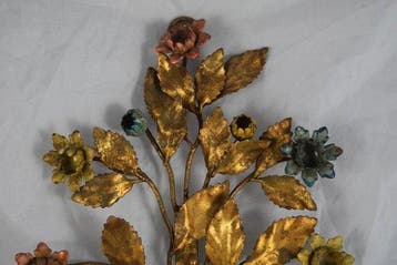 Wandkandelaar - Smeedijzer - Wandlamp in Florentijnse stijl