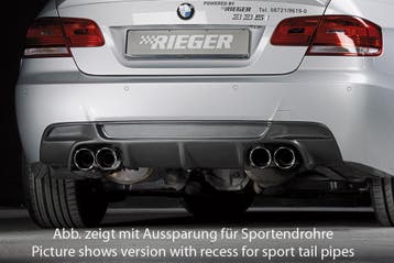 Rieger diffuser | 3-Serie E92: 09.06-02.10 (tot Facelift), 0, Verzenden