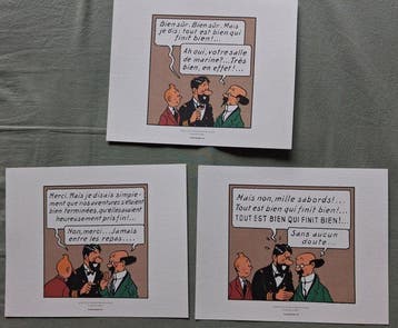 Themacollectie - Reeks van 76 Prenten - Kuifje, Boeken, Nieuw