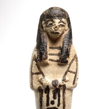 Oude Egypte, Nieuwe rijk Faience Shabti voor Khay de