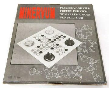 Vintage Minervum bordspel Glass Fun For Four, Verzenden, Nieuw