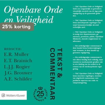 Tekst & Commentaar - Openbare orde en veiligheid E.R. Muller, Boeken, Verzenden, Gelezen, E.R. Muller