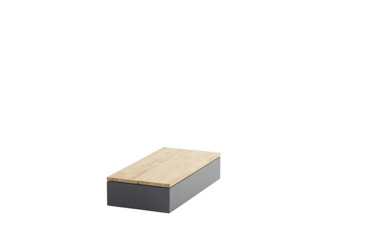4 Seasons Outdoor Ibiza teak platform zijtafel 84 x 40 cm |, Jardin & Terrasse, Ensembles de jardin