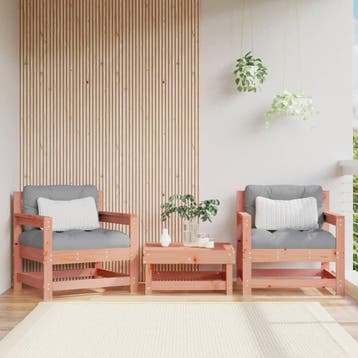 vidaXL Tuinstoelen 2 st massief douglashout, Verzenden, Nieuw