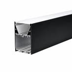 LED Strip Profiel Inbouw | 3 Meter uit één stuk | Zwart | 5, Verzenden