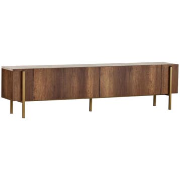 Evila TV-meubel - Houtkleurig/Beige - Nieuw/Ongebruikt -, Verzenden, 150 tot 200 cm, Nieuw, Scandinavisch